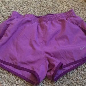 Purple Nike Running Shorts